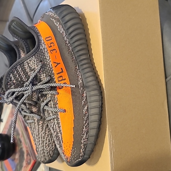 Yeezy Sneakers - Black and Orange - Picture 4 of 7